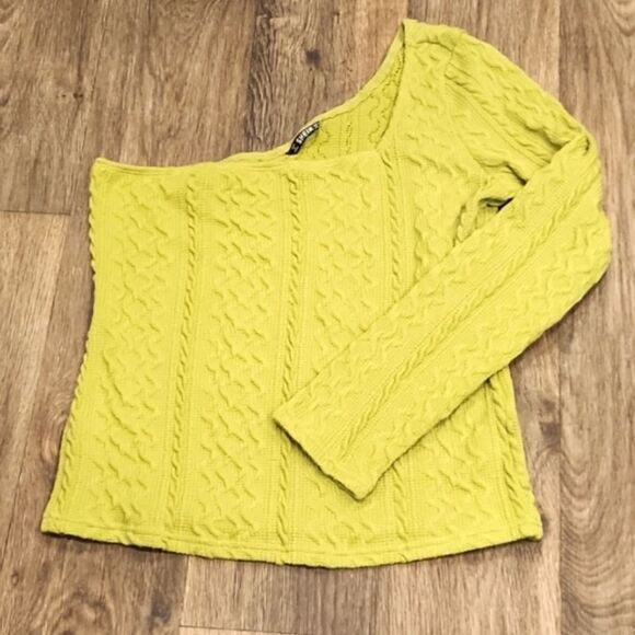 Shein Off-The-Shoulder Knit L/S Sweater - Picture 3 of 3